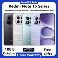 Redmi Note 15 Pro+ Snapdragon 7s Gen 4/Redmi Note 15 Pro Dimensity 7400 / Redmi Note 15