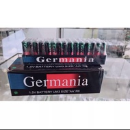 ถูกที่สุด!! Germania AA 1กล่อง (60 ชิ้น) ถ่านก้อน แบต ถ่านทดลองสินค้า สำหรับอุปกรณ์อิเล็คทรอนิกส์ กล้องถ่ายรูปดิจิตอล ถ่าน GERMANIA size AAA 1.5V