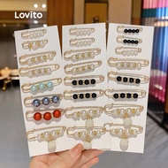 Lovito Beaded Brooches LFASCS1318
