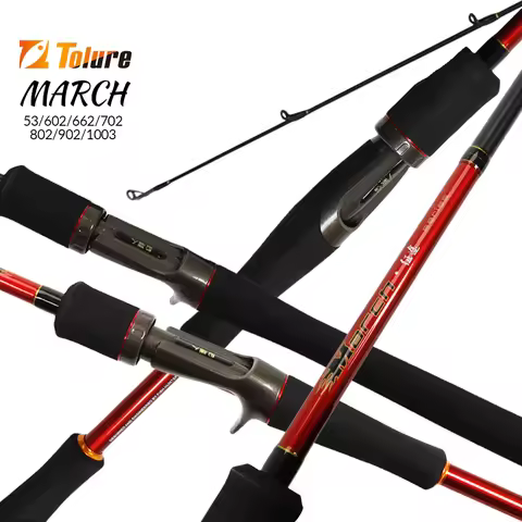 TOLU 2025 NEW MARCH Sieries Light Spinning Lure Fishing Rod 53UL-1003M 2/3 Sections UL/L/M/ML/MH/H A