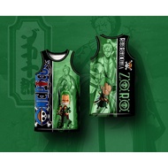 เสื้อยืดแขนกุดผู้ชายฤดูร้อน ONE PIECE CHARACTERS HG CONCEPT JERSEY