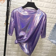 Women's Causal T-Shirts Comfortable Not Easy to Deform Clothes Shirts for Shopping Sports Running