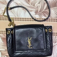 Saint Laurent YSL Nolita Mini Bag小羊皮 黑色