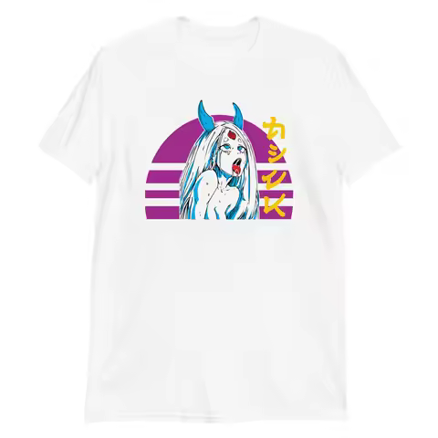 Kaguya Manga Anime Unisex T-Shirt, Cartoon Hentai Japanese Kanji Comic