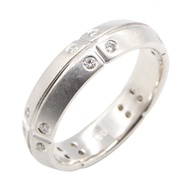 【二手】蒂芙尼 Streamerica 鑲鑽戒指，10.5 號，K18WG（白K金）