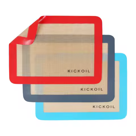 3 Pack Silicone Baking Mats Quarter Sheet Baking Mats Non Stick Silicone Oven Liners