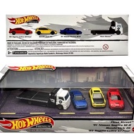 Hot Wheels Premium Fleet Street Diorama Box Set Nissan Sentra Honda Civic EG Toyota Celica Real Ride