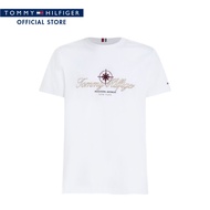 Tommy Hilfiger เสื้อยืดผู้ชาย รุ่น MW0MW32609 YBR - สีขาว