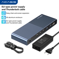 Acasis 13-in-1 Thunderbolt 4 Pro Dock | 4x40Gbps Ports 8K@60Hz HDR & Dual 4K@120Hz | 60W+15W Bi-Dire