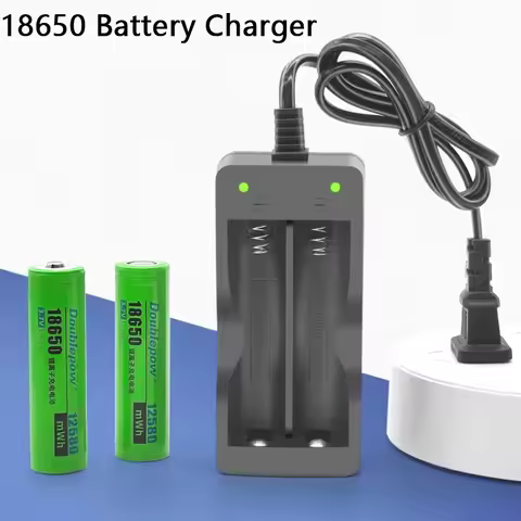 2 Slots 18650 Lithium Battery Charger 4.2V/3.7V Rechargeable Lithium Battery Charger For 18650 14500