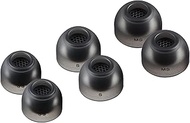 AZLA SednaEarfit MAX TWS 6 Earbud Tips for Wireless Headphones, Dark Gray (SS/S/MS)