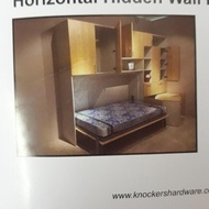 ENGSEL RAJANG VERTI/HZONTAL MURPHY HIDDEN WALL BED KNOCKERS 90 CM