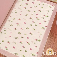Pink Floral Girl Bedroom Plush Rug Bed Rug Cute Imitation Cashmere Bay Window Coffee Table Rug