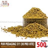Pur Ayam 511 Voer Chicken Feed Hi Pro Vite 511 Charoen Pokphand 500 grams