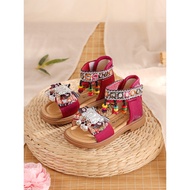 New Style Children's Embroidered Shoes Women's March Sanzhuang Ethnic Hanfu Shoes Ethnic Style Cloth