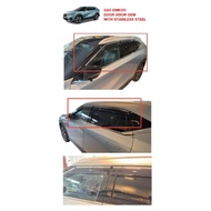 GAC EMKOO DOOR VISOR OEM WITH STAINLESS STEEL LANNING