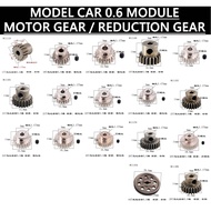 M0.6 17T 21T 22T 23T 24T 25T 26T 29T Motor Gear  64T Reduction Gear for 1/10 Model Car 11181 11193 1