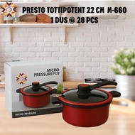 Totipotent Presto Pot Teflon Pressure Cooker Pot Non-Stick/ Multipurpose Presto Pot 22CM
