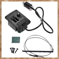 (MTYE) Uk-300T Ukulele Piezo Pickup Preamp 2-Band Eq Equalizer Ukelele Pickups Tuner System
