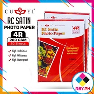 4R SIZE CUYI RC SATIN PHOTO PAPER