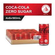 Coca-Cola Coke Zero Sugar Mini Cans (24 x 180ml) Case (Laz Mama Shop)