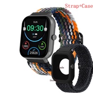 For GOOJODOQ FB003 FB033 GTS Watch Strap Case Protective Full Cover Anti-Fall Nylon Soft Band Screen