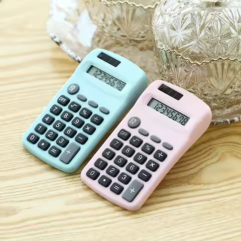 8 Digit Calculator Office Finance Calculator Battery Powered Mini Electronic Calculator School Stati