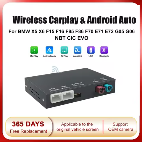 Wireless CarPlay For BMW NBT/CIC 1 2 3 4 5 7 Series E70 F10 X1 X3 F25 F26 F48 MINI X4 X5 X6 F56 F15 