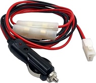 4.92 Ft 12V T-Shape Car Radio Power Cable with 15A Fuse for YAESU FT-1802 1807 8800 7800R ICOM IC-F1