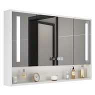 【songci】Mirror Cabinet Intelligent Storage Mirror Cabinet Bathroom Wall Mounted Cabinet Mirror Cabinet