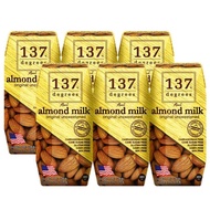 137 degrees Almond Milk Unsweetened 137 ดีกรี นมอัลมอนด์ สูตรไม่มีน้ำตาล 180ml. x 6กล่อง