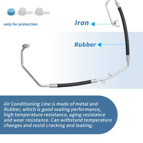 UXCELL A/C Refrigerant Liquid Hose for Hyundai Elantra GLS GT 2.0L L4 GAS 2001-2006 A/C Discharge Li