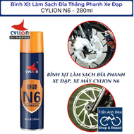 Bình Xịt Làm Sạch Đĩa Thắng Phanh Xe Đạp Xe Máy CYLION N6 - Hàng chính Hãng