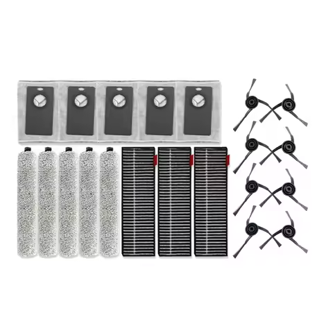 For UWANT U300 U300Max Replacement Kit Filters Dust Bags Roller Cloths Side Brushes Robot Vacuum Cle