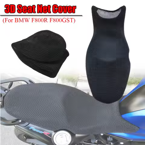 For BMW F800R F800ST F800 R ST F 800R Rear Seat Cowl Cover 3D Mesh Net Waterproof Sunproof Protector