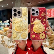 New year Style Gold Lucky bag Wallet Case For RENO 13F 11F 12F 13 11 10 Pro 7z 8z 8 7 6 5 Pro 5g 8T 