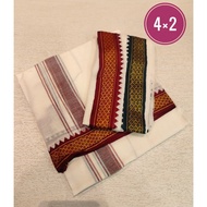 Kain Dhoti Lelaki  Thalapathy/Padayappa Normal Vesti Polyester Festival / Temple /Urumi Melam/ G5040