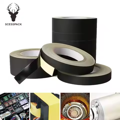 Black Acetate Tape, Acetate Insulation Cloth, Acetate Fiber Fabric Tape, High Temperature Resistance