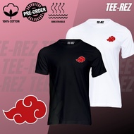AKATSUKI [PRE-ORDER] Tshirt 100% Cotton Unisex Lengan Pendek Baju Lelaki Baju Perempuan