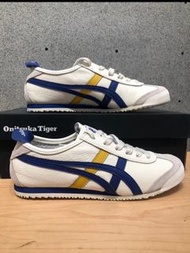 ✨全新有盒Onitsuka Tiger鬼冢虎 MEXICO 66 低幫 休閒 運動鞋 男女同款 白藍黃