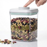 Storage Container, Canister, Airtight [Choose from 15 Sizes] Food Storage Container 0.52L, One-Hande