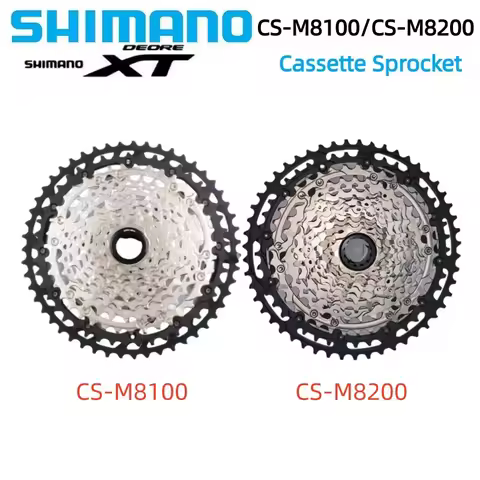 Shimano Deore XT M8100/M8200 Cassette Sprocket CS-M8100/CS-M8200 12 Speed 10-45T/10-51T For Mountain
