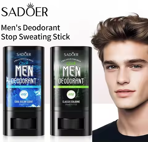 SADOER Gulong Men's Anti Sweating Cream Stick Deodorizing Retain Scent Refreshing Body Wrist Odor An