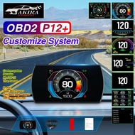 AKIRA P12 VIVA MYVI OLD SATRIA NEO GEN2 PERSONA WIRA VDO AKIRA P12 OBD2 GAUGE