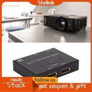 stylish365 LICAEVEY Displayport Switch  32.4Gbps Splitter Hub 8K at 60Hz 4K 120Hz Aluminium Alloy Bi