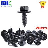 MIKKUPPA 20 Pcs Hex Head Screw for Toyota RAV4 06-18 Tacoma 00-04 Lexus RX330 04-06 Scion TC 05-16 B
