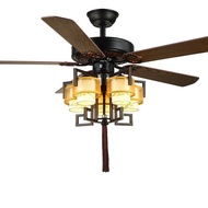 HAIGUI A74 Fan With Light Bedroom Inverter With LED Ceiling Fan Light Simple DC Power Saving Ceiling Fan Lights
