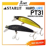 STARLIT HARD LURE SERIES SHL804 PT31 SINKING / 4.6G / 50MM