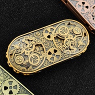 Board Game Accessories Metal Dice TRPG COC 7 in 1 Dice Double Wheel Rotating Turntable DND D20