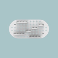 [พร้อมส่ง]แผ่นวางของติดผนัง อุปกรณ์ตกแต่ง ชั้นวางของติดผนังเอนกประสงค์ Set A Oval Dec Board: Figures